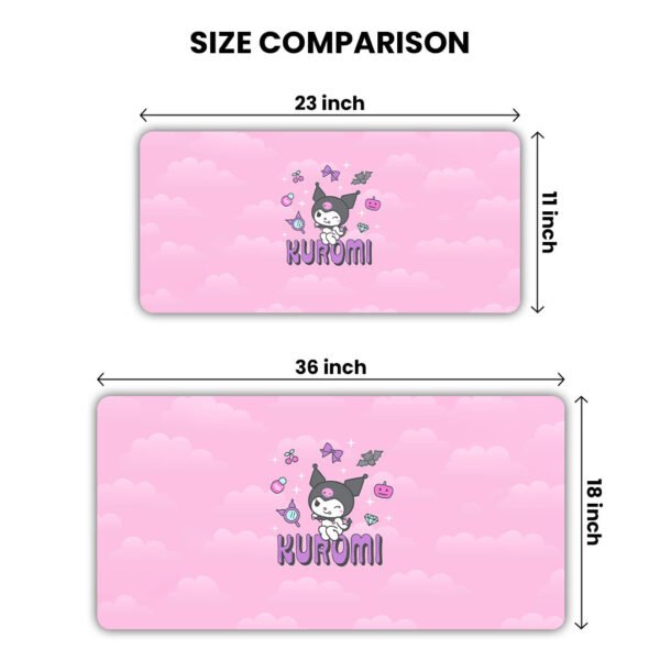 Kuromi Hello Gaming Desk Mat
