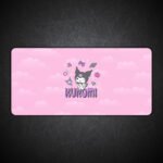 Kuromi Hello Gaming Desk Mat