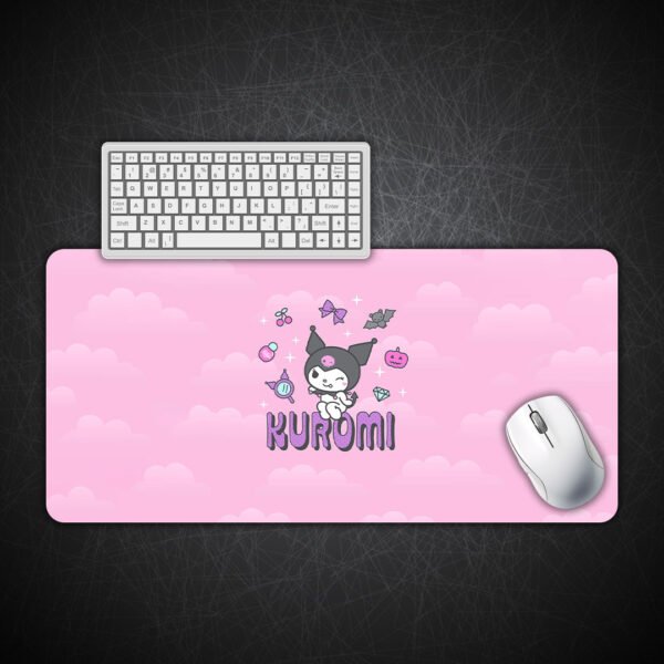 Kuromi Hello Gaming Desk Mat