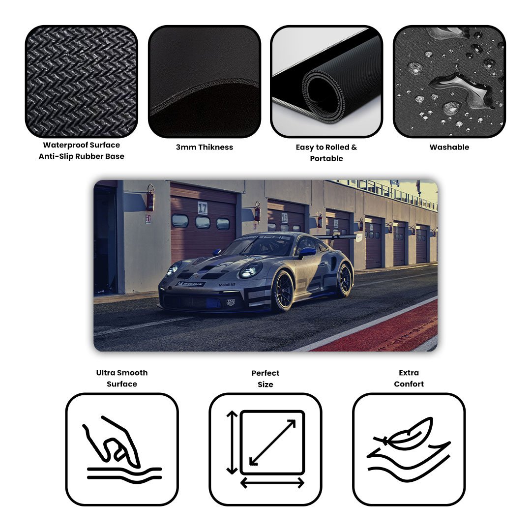 Porsche 911 GT3 Gaming Desk Mat Porsche 911 GT3 Gaming Desk Mat