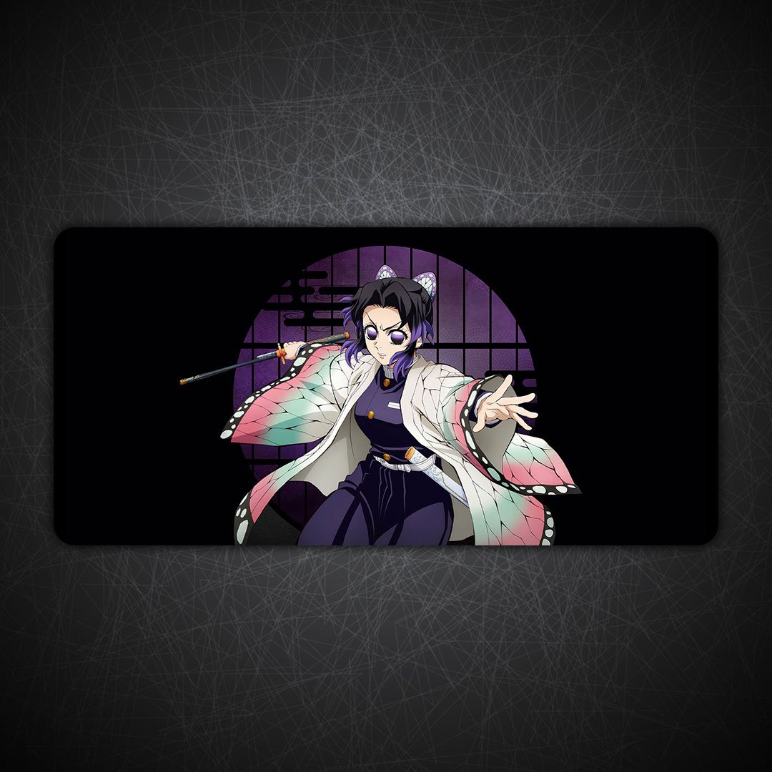 Shinobu Kocho Gaming Desk Mat Shinobu Kocho Gaming Desk Mat