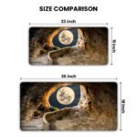 Full Moon cave Steps Path Tunnel Gaming Desk Mat