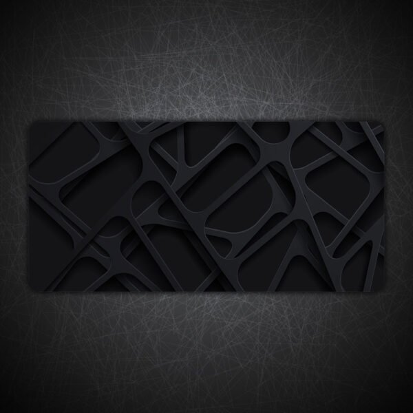 Dark Background Abstract Gaming Desk Mat