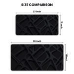 Dark Background Abstract Gaming Desk Mat