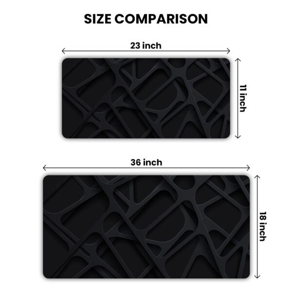 Dark Background Abstract Gaming Desk Mat