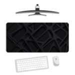 Dark Background Abstract Gaming Desk Mat