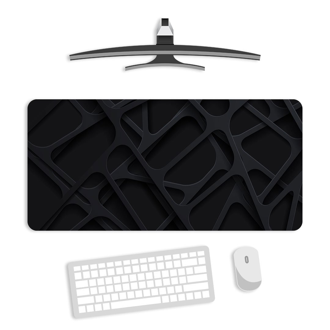 Dark Background Abstract Gaming Desk Mat Dark Background Abstract Gaming Desk Mat