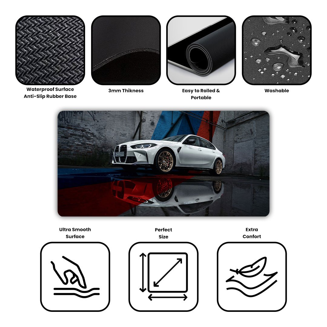 BMW M3 Gaming Desk Mat BMW M3 Gaming Desk Mat