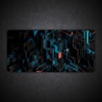 Geometric Abstract Gaming Desk Mat