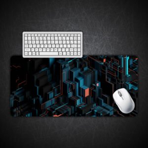 Geometric Abstract Gaming Desk Mat