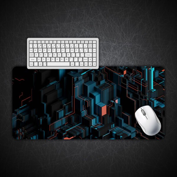 Geometric Abstract Gaming Desk Mat