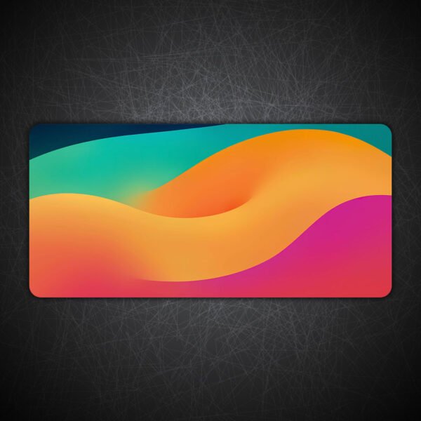Ipados Colourfull Theme Gaming Desk Mat