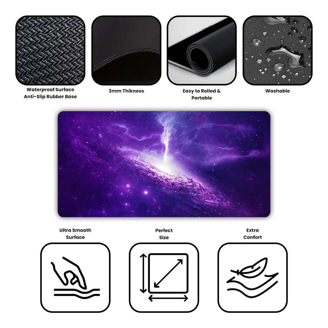 Universe Spiral Gaming Desk Mat Universe Spiral Gaming Desk Mat