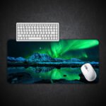 Aurora Borealis Northern lights Gaming Desk Mat