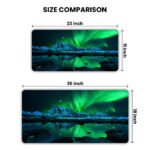 Aurora Borealis Northern lights Gaming Desk Mat