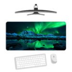 Aurora Borealis Northern lights Gaming Desk Mat