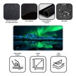 Aurora Borealis Northern lights Gaming Desk Mat