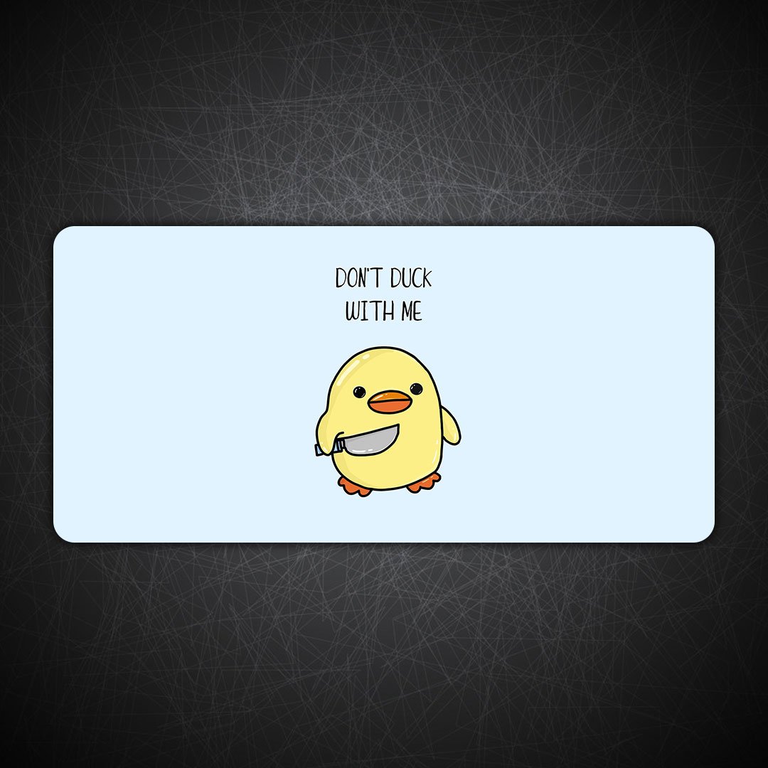 Cute Duck Gaming Desk Mat Cute Duck Gaming Desk Mat