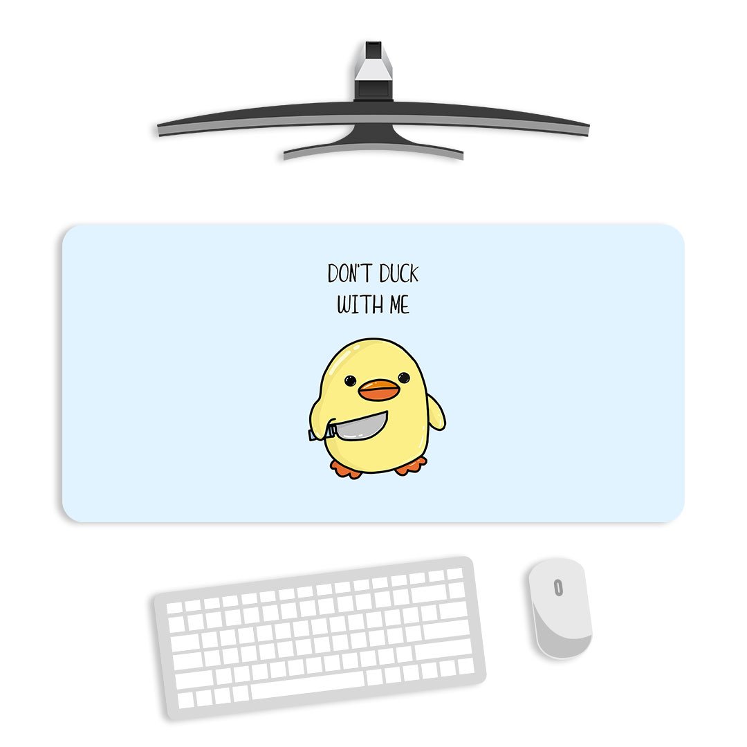 Cute Duck Gaming Desk Mat Cute Duck Gaming Desk Mat