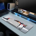 Farari 499p Hypercar Gaming Desk Mat