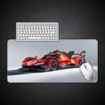 Farari 499p Hypercar Gaming Desk Mat