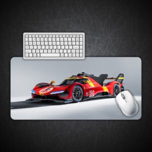 Farari 499p Hypercar Gaming Desk Mat