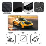 Porsche 911 GT3 RS Yellow Gaming Desk Mat