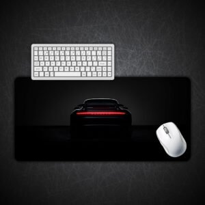 Porsche 911 Turbo Black Gaming Desk Mat