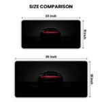 Porsche 911 Turbo Black Gaming Desk Mat