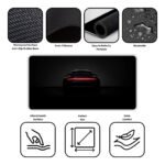 Porsche 911 Turbo Black Gaming Desk Mat