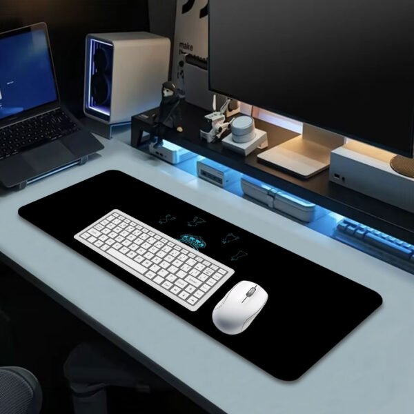 Real Madrid CF Black Gaming Desk Mat