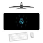 Real Madrid CF Black Gaming Desk Mat
