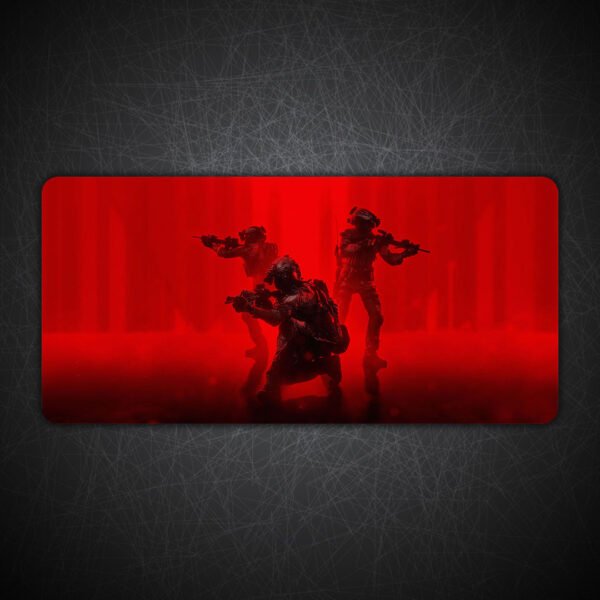 Military Soldier Gaming Desk Mat