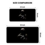 Soldier Military Gun War Gaming Desk Mat