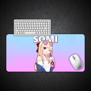 Jeon Somi Gaming Desk Mat