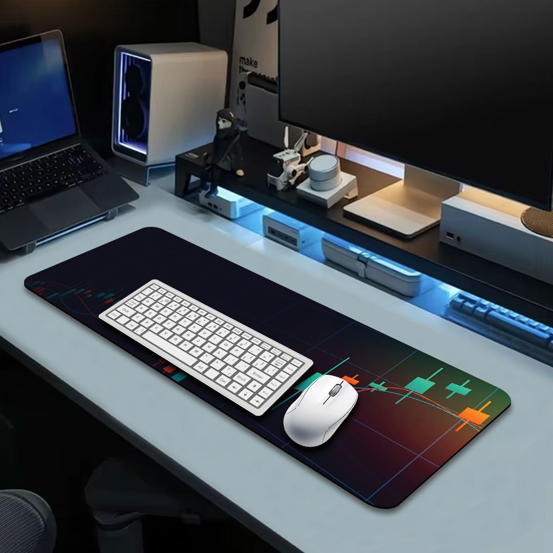 Day Trader Gaming Desk Mat Day Trader Gaming Desk Mat