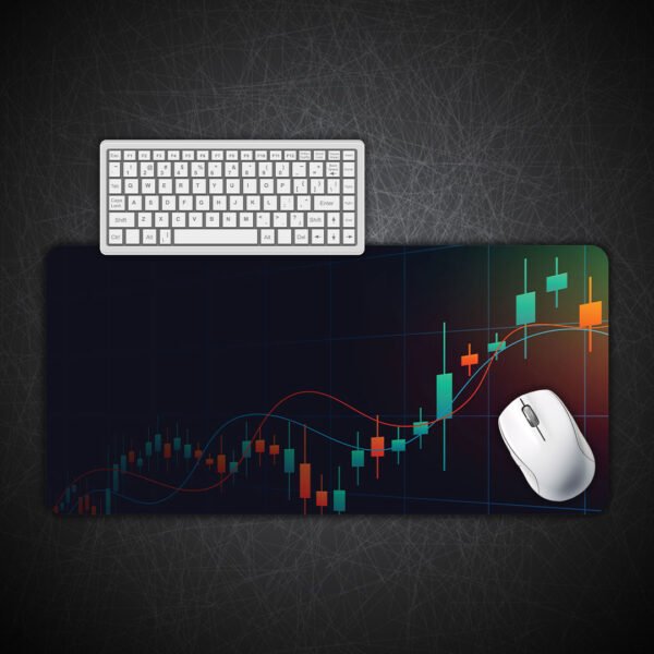 Day Trader Gaming Desk Mat