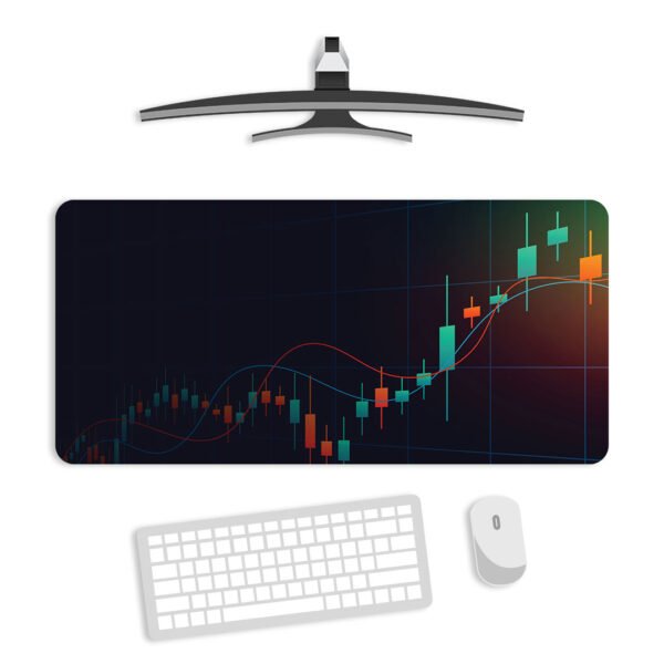 Day Trader Gaming Desk Mat