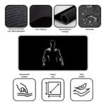 Bodybuilder Dark Gaming Desk Mat