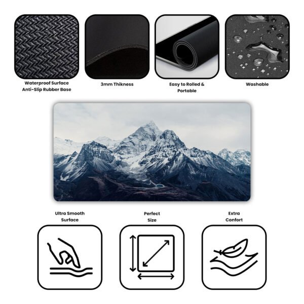 Mount Everest Gaming Desk Mat