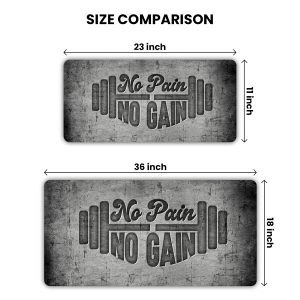 No Pain No Gain Gaming Desk Mat