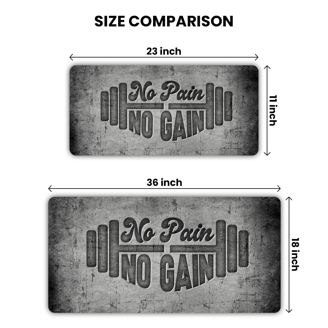 No Pain No Gain Gaming Desk Mat No Pain No Gain Gaming Desk Mat