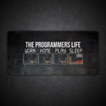 Programmer Life Gaming Desk Mat