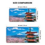 Classic Chureito Spring Vista Desk Mat