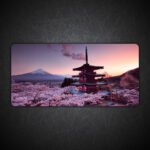 Fuji Cherry Blossom Sentinel Desk Mat