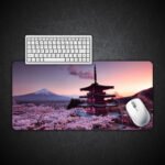 Fuji Cherry Blossom Sentinel Desk Mat