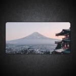 Serenity of Fuji Desk Mat
