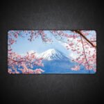 Mount Fuji Sakura View Desk Mat