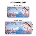 Mount Fuji Sakura View Desk Mat