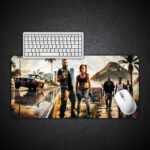 Vice City Streets Gaming Desk Mat